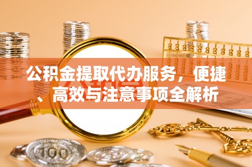 连云港公积金提取代办服务，便捷、高效与注意事项全解析
